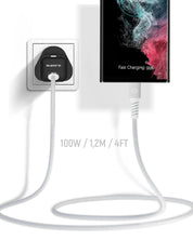 Suparo Type C to Type C-PD 100W, Nylon Braided Charging Cable