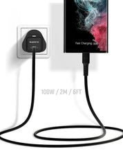 Suparo Type C to Type C-PD 100W, Nylon Braided Charging Cable