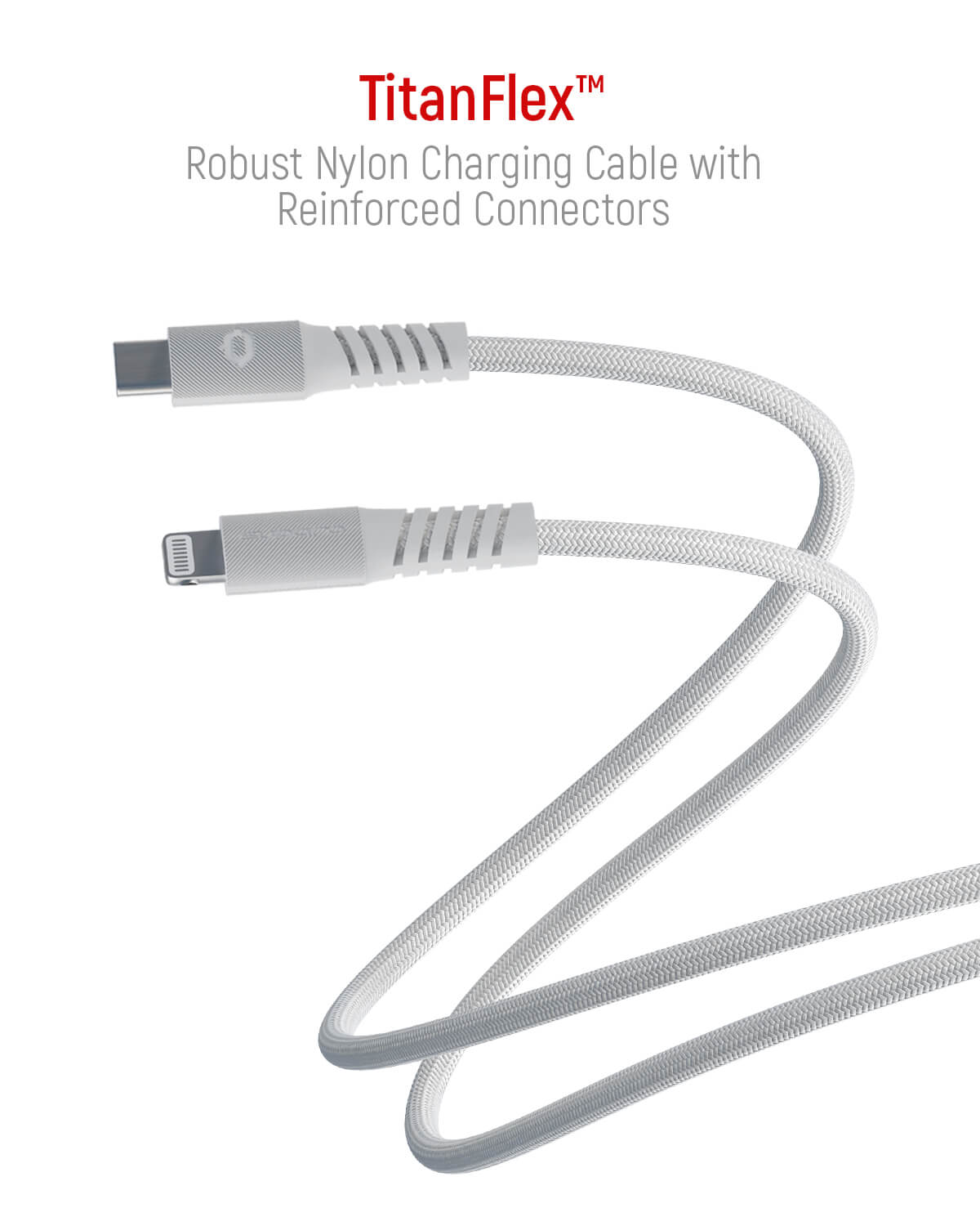 Suparo MFi Type C to Lightning Cable-PD 60W, Nylon Braided