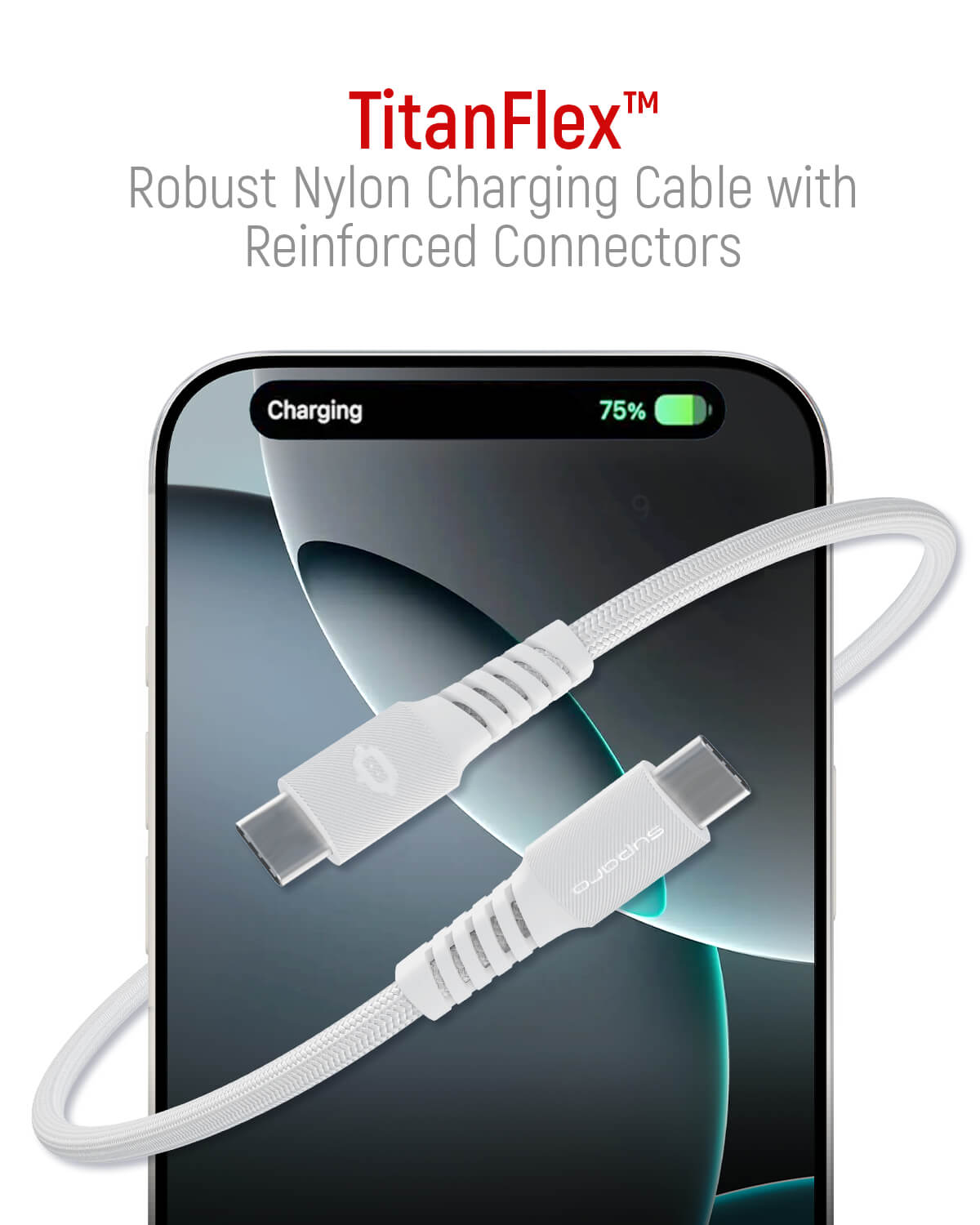 Suparo Type C to Type C-PD 100W, Nylon Braided Charging Cable