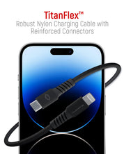 Suparo MFi Type C to Lightning Cable-PD 60W, Nylon Braided