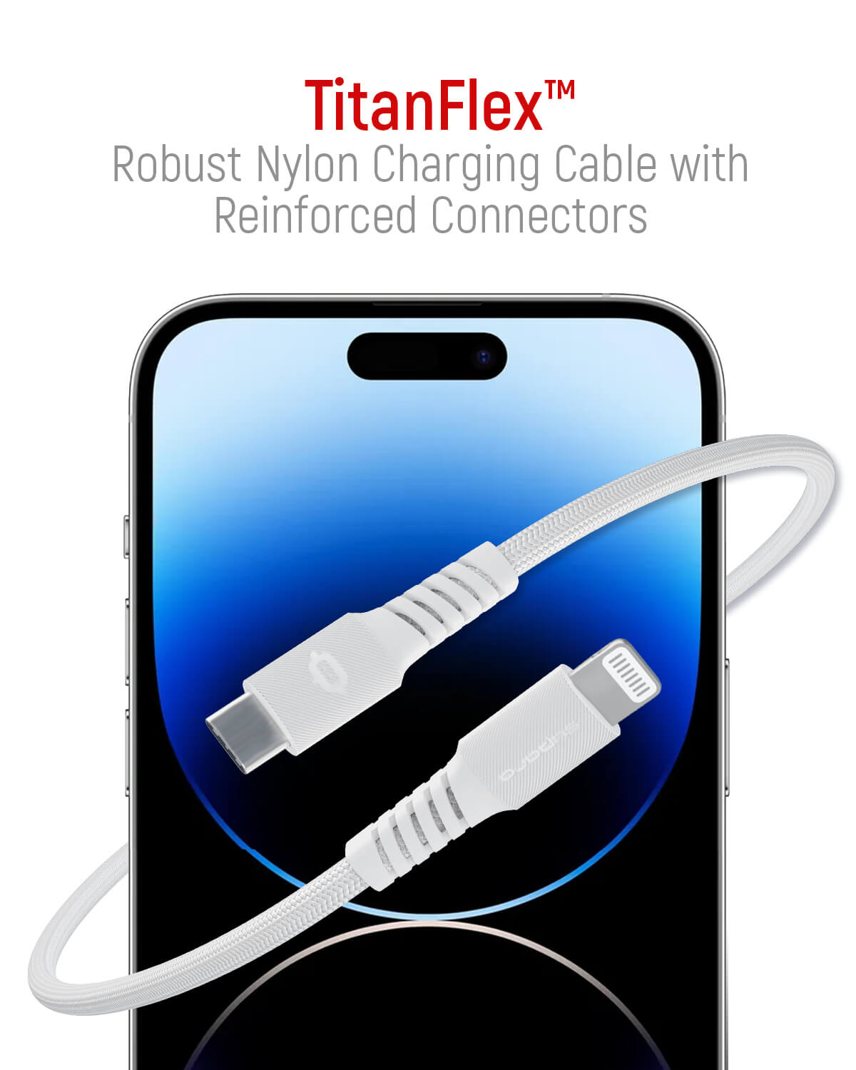 Suparo MFi Type C to Lightning Cable-PD 60W, Nylon Braided