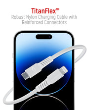 Suparo MFi Type C to Lightning Cable-PD 60W, Nylon Braided