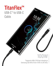 Suparo Type C to Type C-PD 100W, Nylon Braided Charging Cable