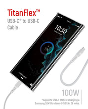 Suparo Type C to Type C-PD 100W, Nylon Braided Charging Cable