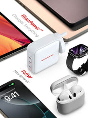 Suparo 140W GAN Triple USB-C Wall Charger