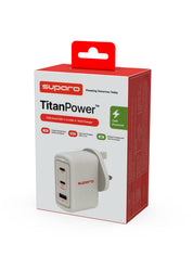 Suparo 70W GAN Dual USB-C & USB-A Charger