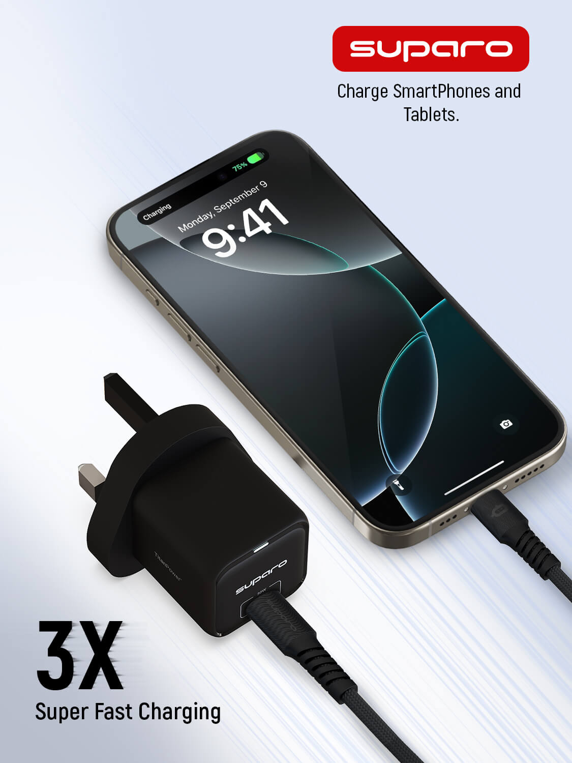 Suparo 30W GAN USB-C Wall Charger