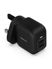 Suparo 45W GAN Dual USB-C Wall Charger (Black)